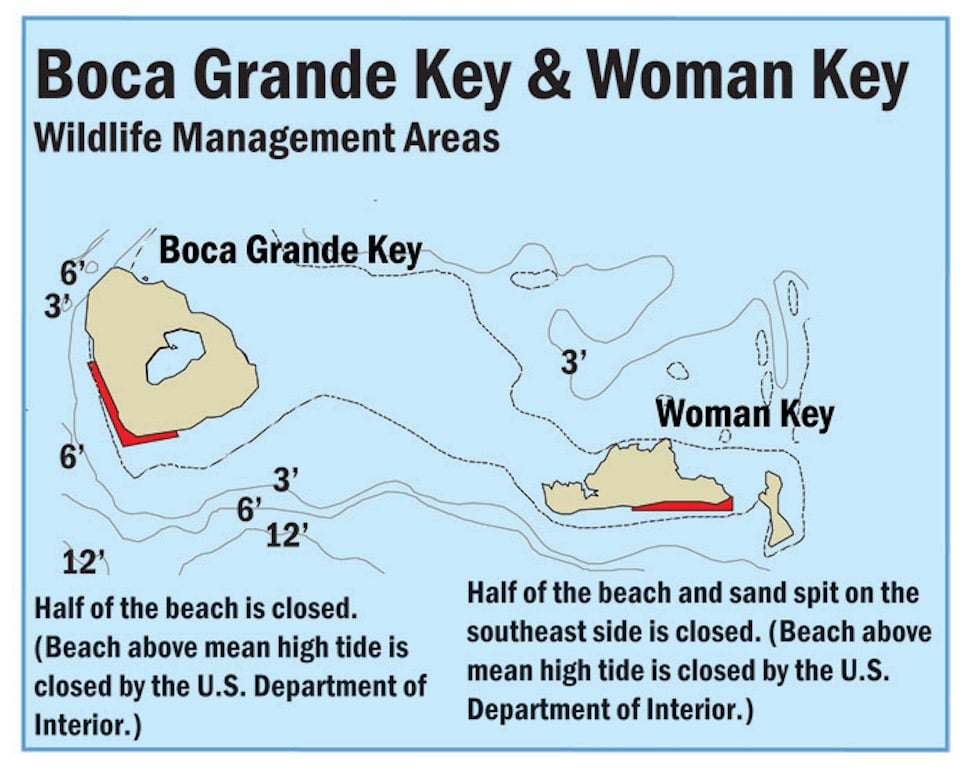 Boca Grande Woman Key NOAA WMA Rules