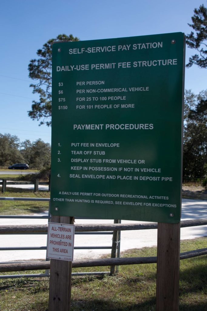 Payment Information for Chassahowitzka WMA