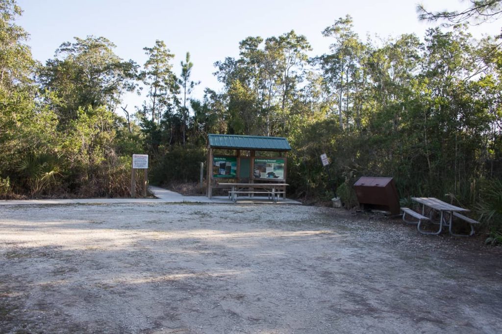 Parking lot for Eagles Nest Sinkhole, Chassahowitzka WMA