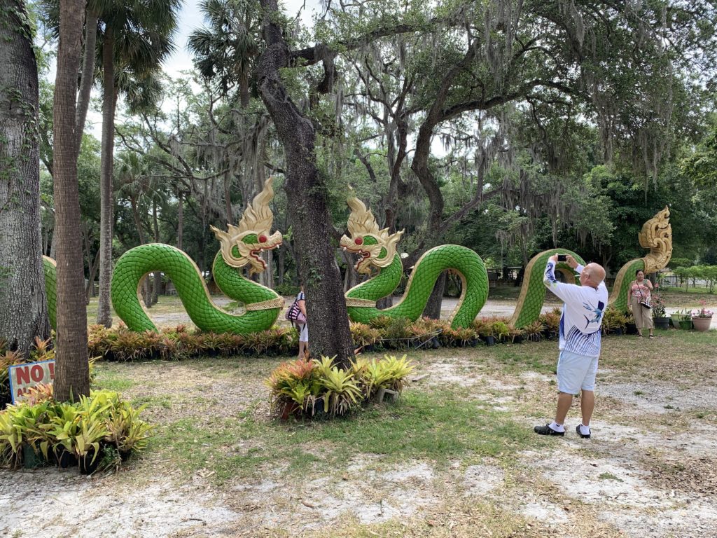 Thai Buddhist Temple Tampa Naga Statue