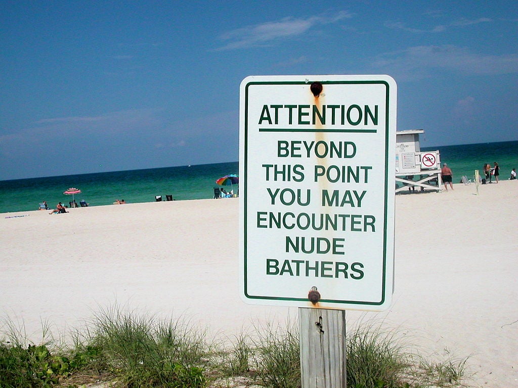 Nude Beach in Miami Florida
