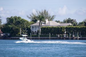 The Palm Beach Inlet, seen from Peanut Island, Florida