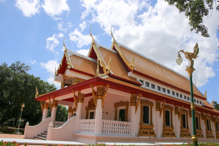 The Wat Mongkolratanaram Thai Temple in Tampa, Florida