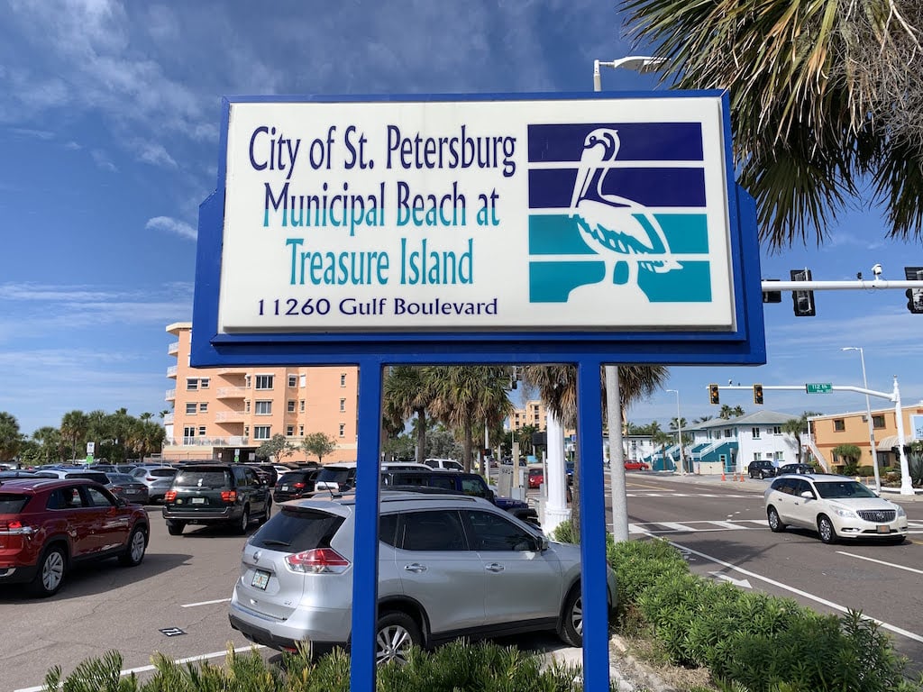 Treasure Island, Florida beach St. Petersburg City Beach Access (Municipal Beach)