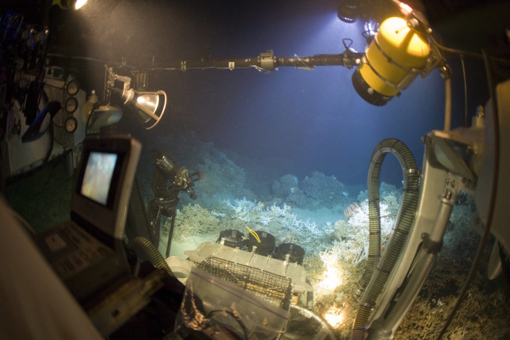 An underwater submersible Florida