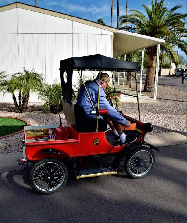 custom golf cart in the villages, florida