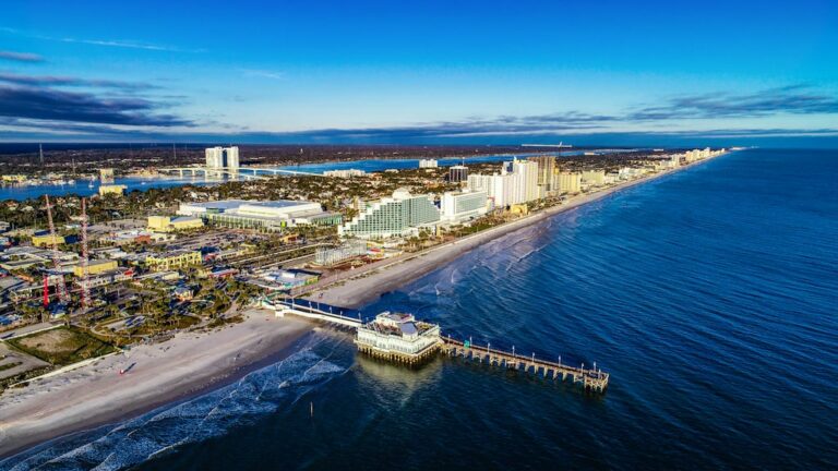 Daytona beach, Florida, aerial view