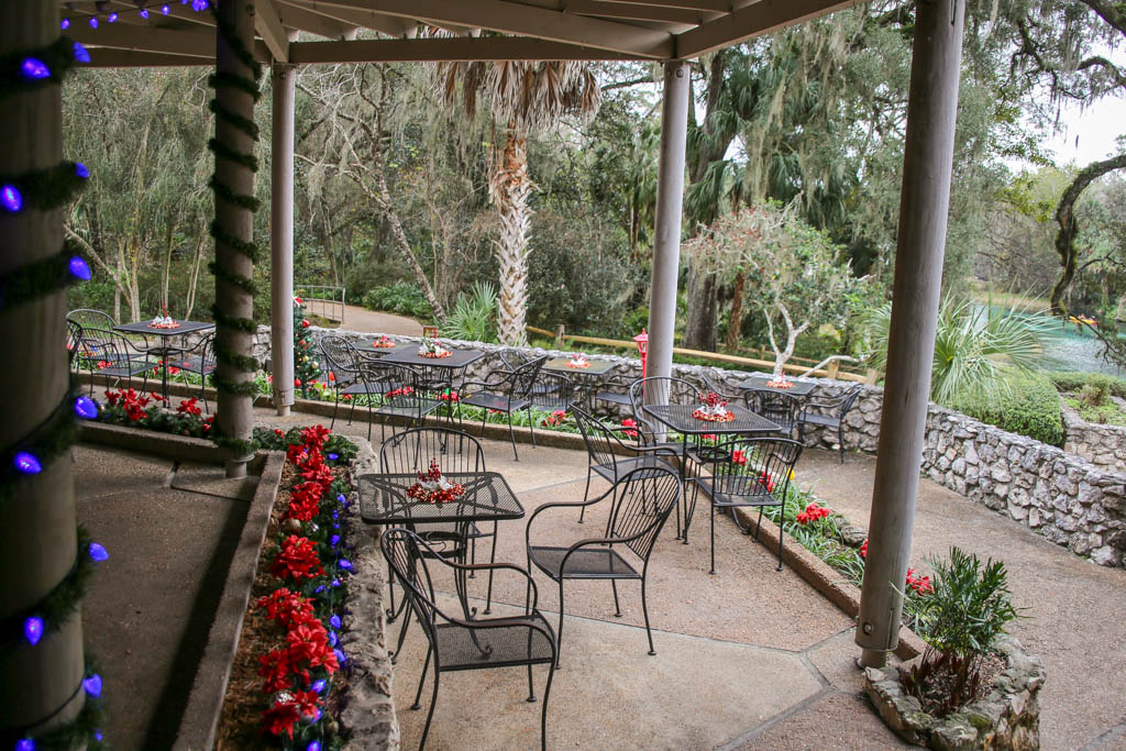 Rainbow Springs State Park is decorated for the holiday season