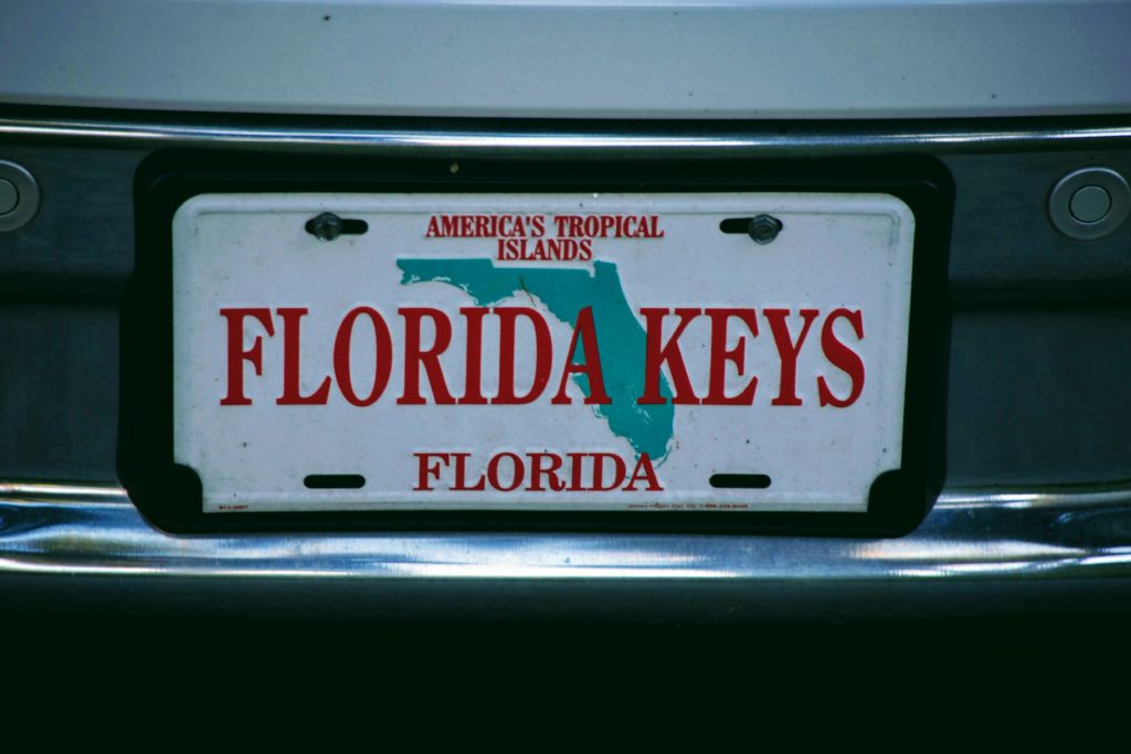 A sign says "Florida Keys"