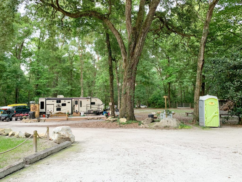 Ichetucknee Springs Campground toilet