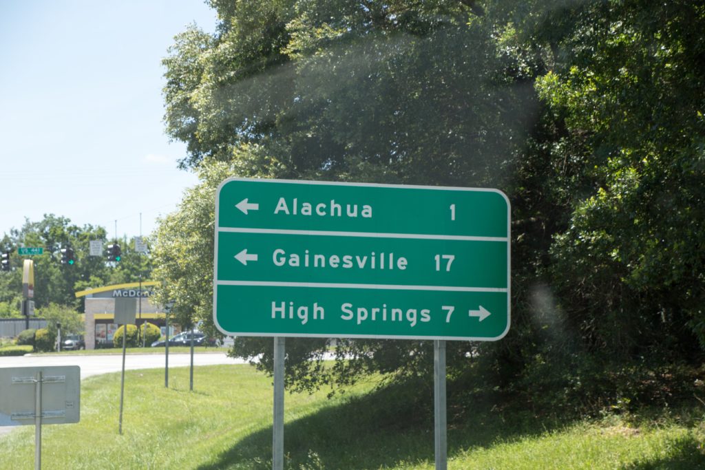 Ichetucknee Springs Campground to Gainesville