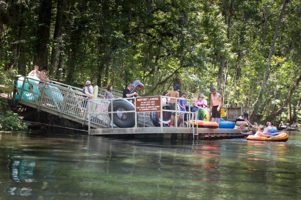 Ichetucknee Springs State Park Dampier's Landing Tubing