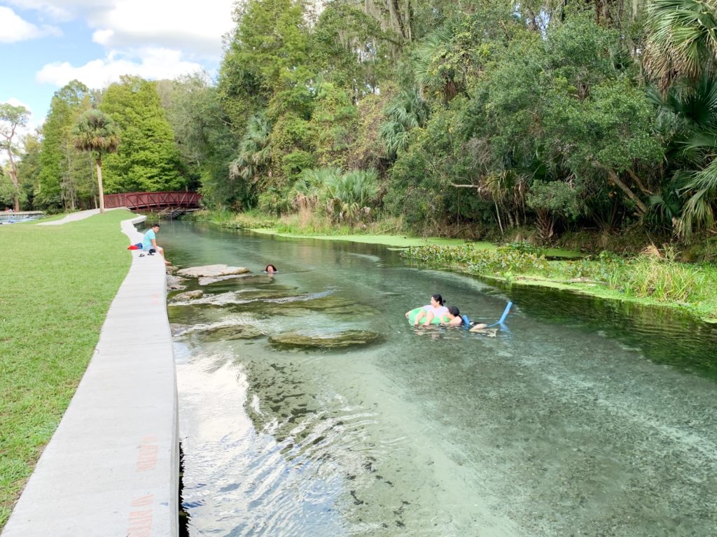 Kelly Park/Rock Springs is a natural lazy river near Orlando