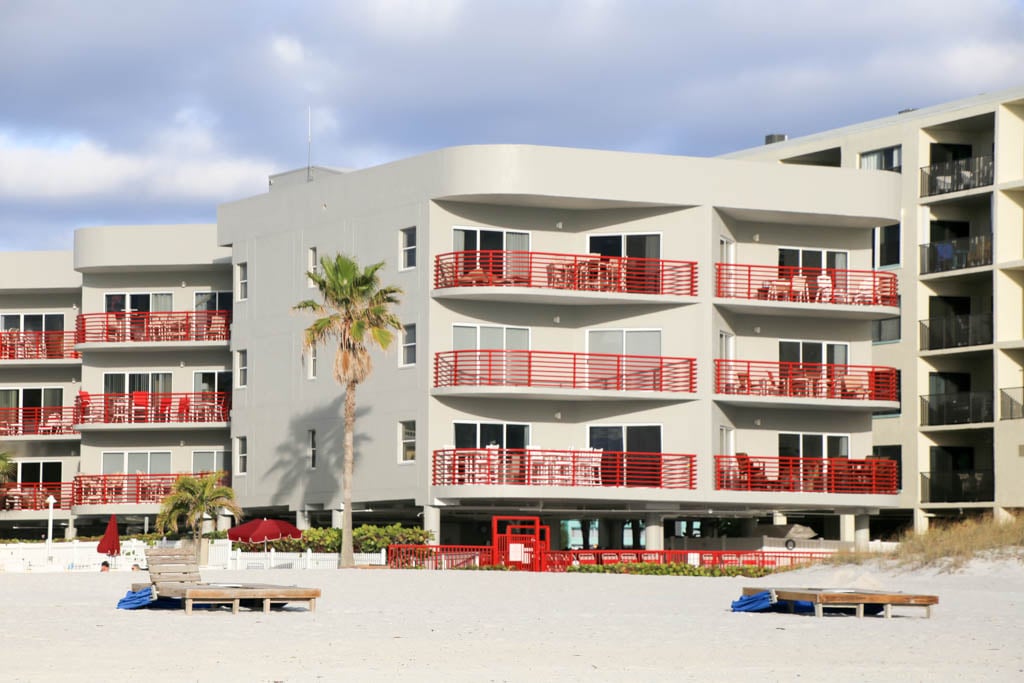 Beachfront hotel in Madeira Beach, Florida