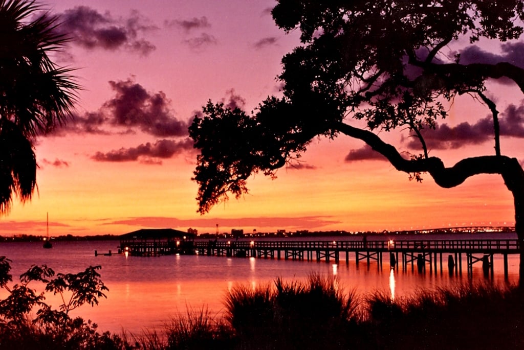 Melbourne Florida Sunset over the Indian River Lagoon