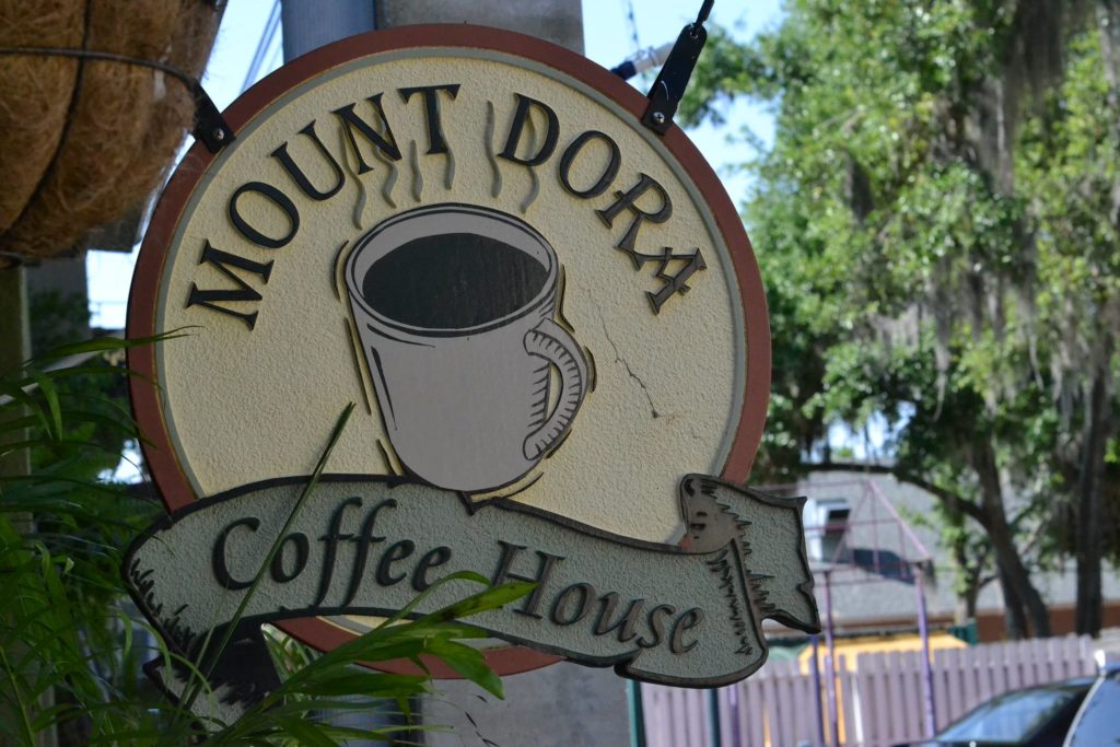 A coffee shop in Mount Dora, Florida