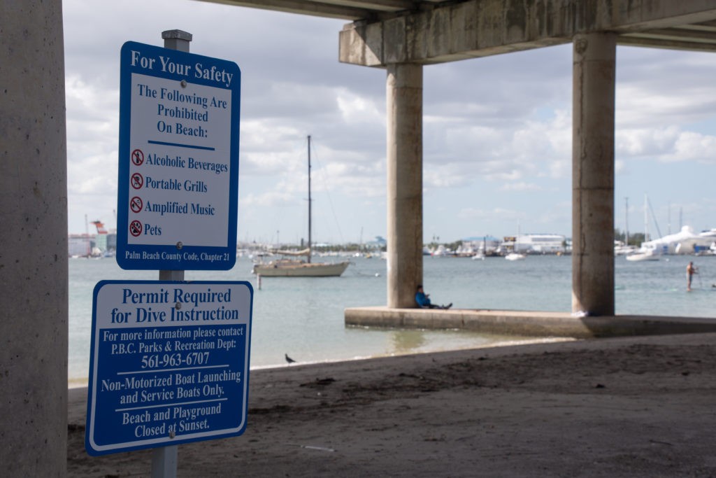 Rules at Phil Foster Park and Blue Heron Bridge