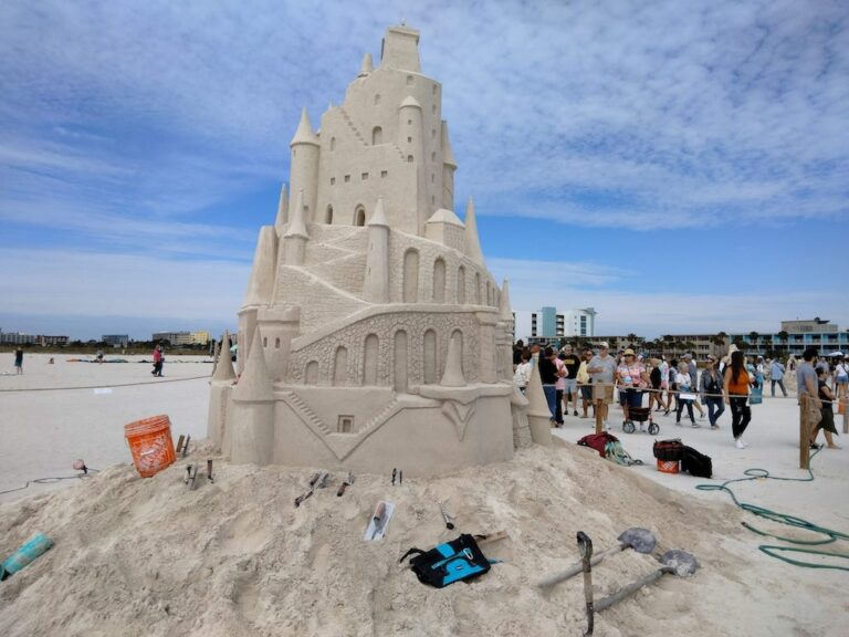 Sand Castle Competition Sanding Ovations in Florida