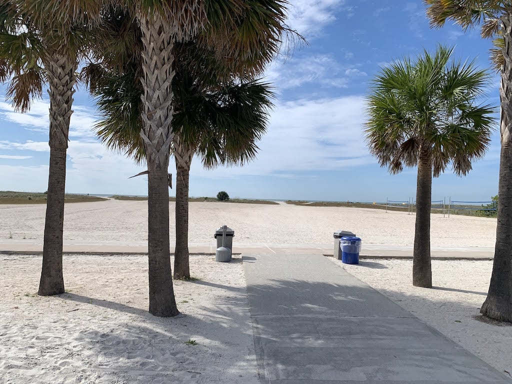 Beach access, Treasure Island, Florida
