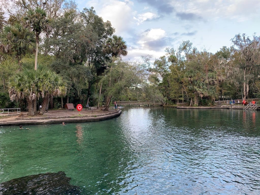 Wekiwa Springs State Park and swimming area at Wekiwa Springs near Orlando