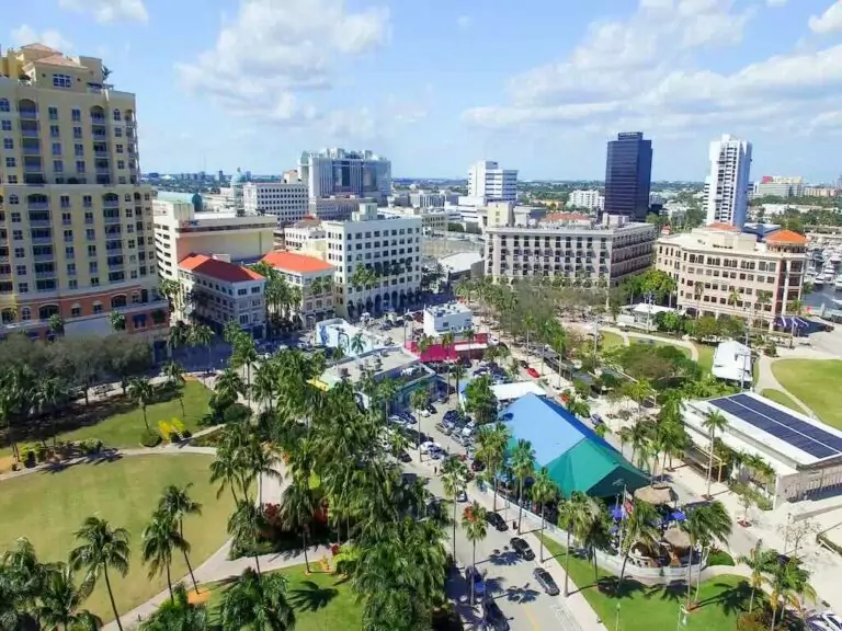 West Palm Beach, Florida Aerial View